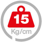 max load 15 [kg/cm]
